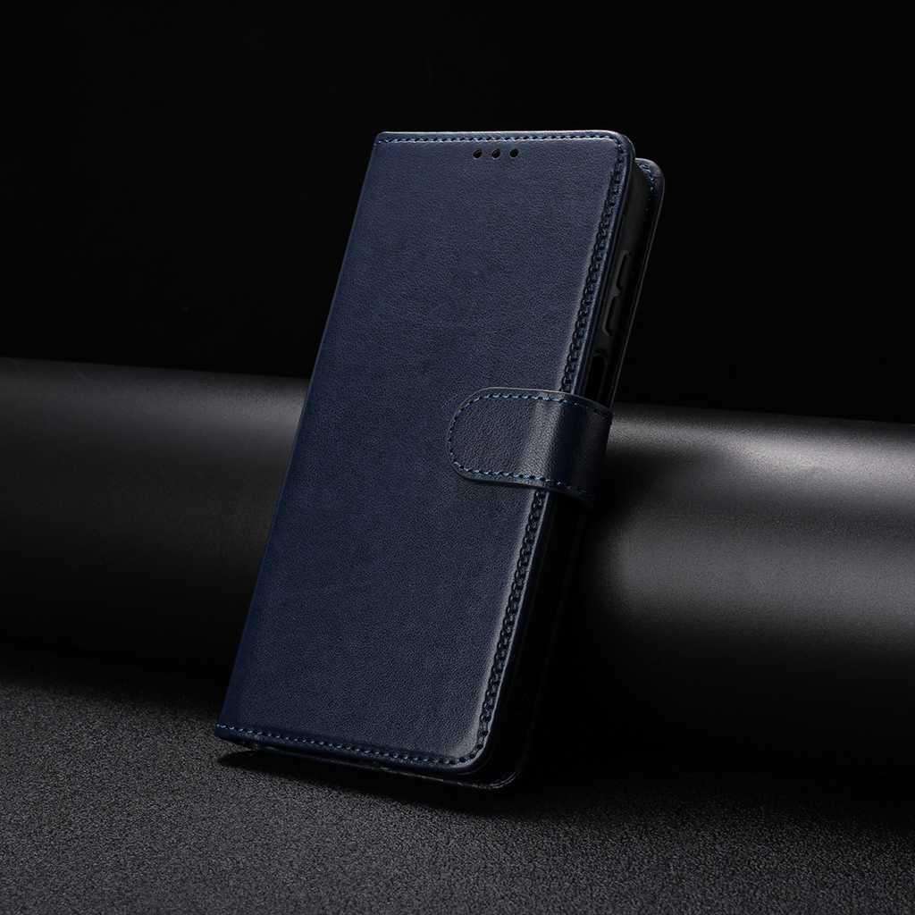 For Samsung Galaxy S20 FE Lambskin 8-card Slot Leather Phone Case(Dark Blue)