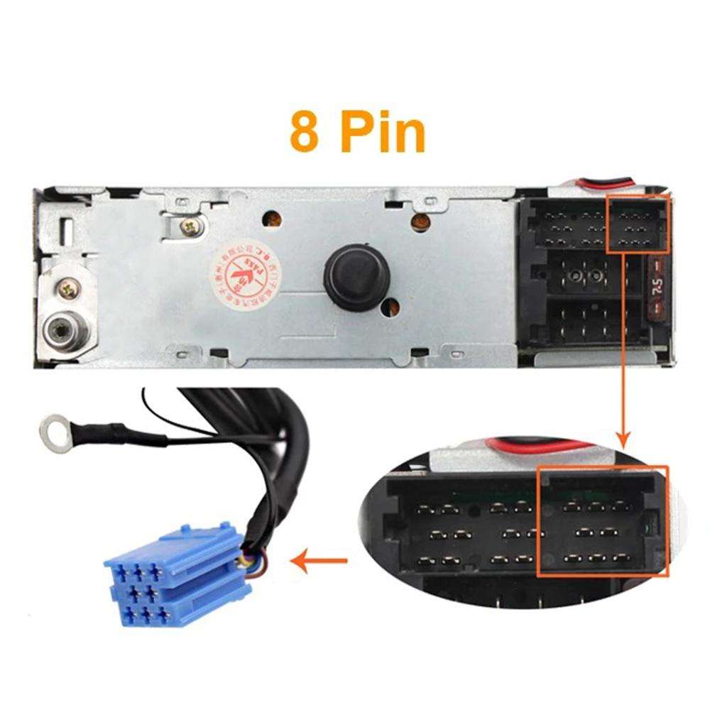 Car Audio 8Pin USB AUX Digital Input Adapter CD Changer for Volkswagen