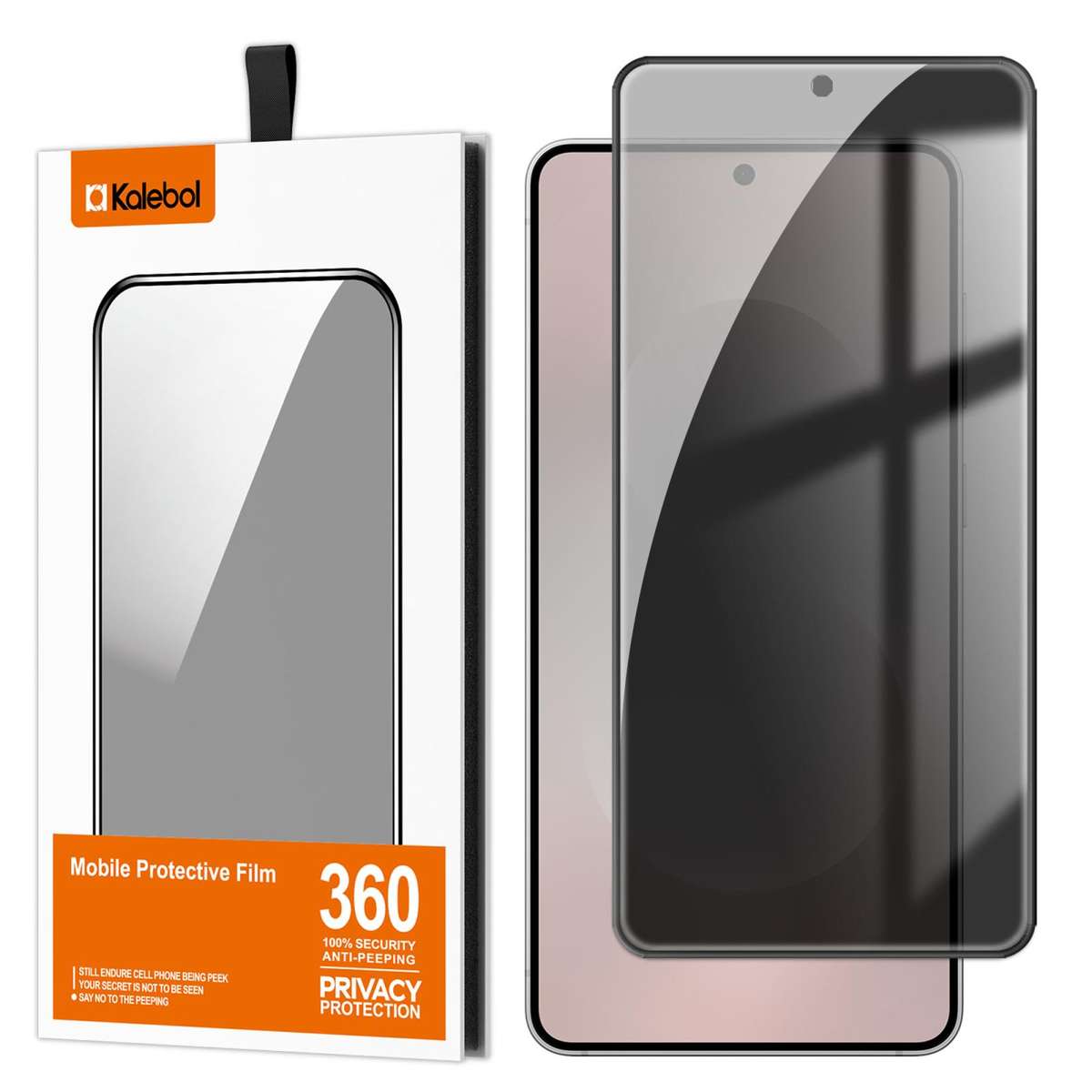For Samsung Galaxy S26 Ultra 5G Kalebol High-Aluminum Screen-Printed Full-Coverage Black-Border Pr