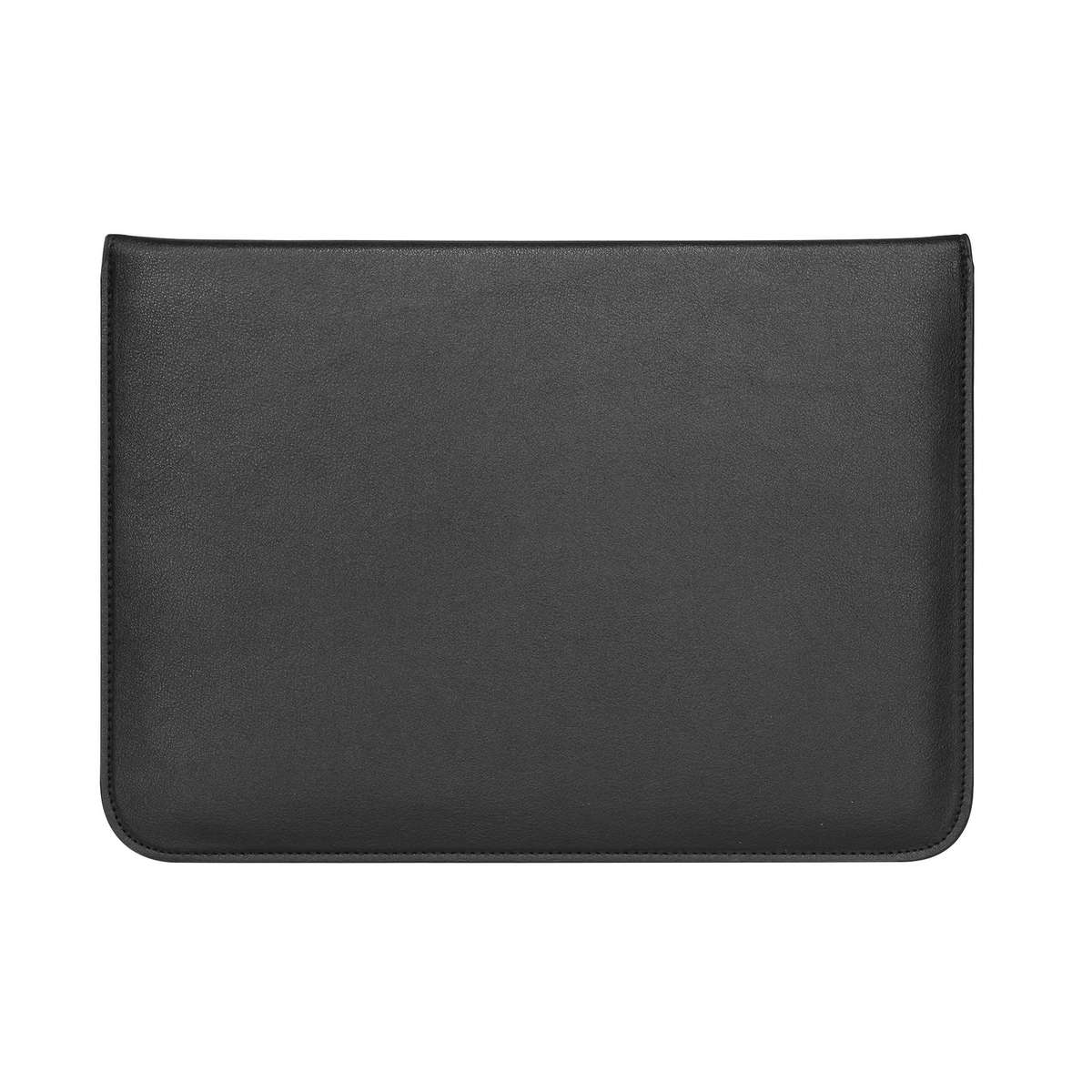 PU Leather Ultra-thin Envelope Bag Laptop Bag for MacBook Air / Pro 11 inch, with Stan ... (Black)