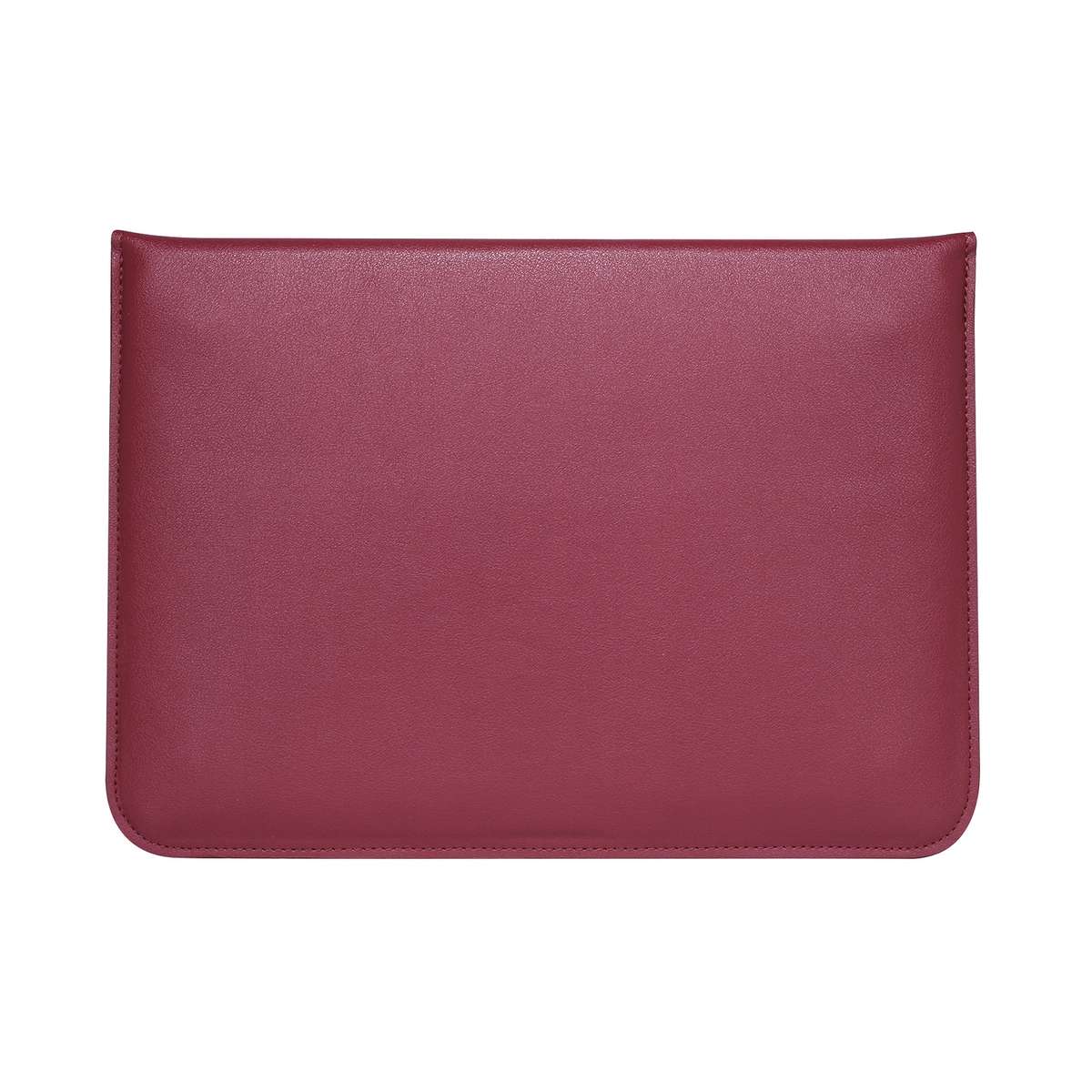 PU Leather Ultra-thin Envelope Bag Laptop Bag for MacBook Air / Pro 11 inch, with S ... (Wine Red)