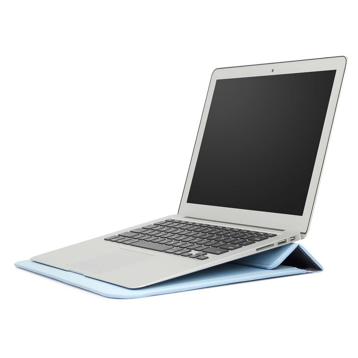 PU Leather Ultra-thin Envelope Bag Laptop Bag for MacBook Air / Pro 11 inch, with S ... (Sky Blue)