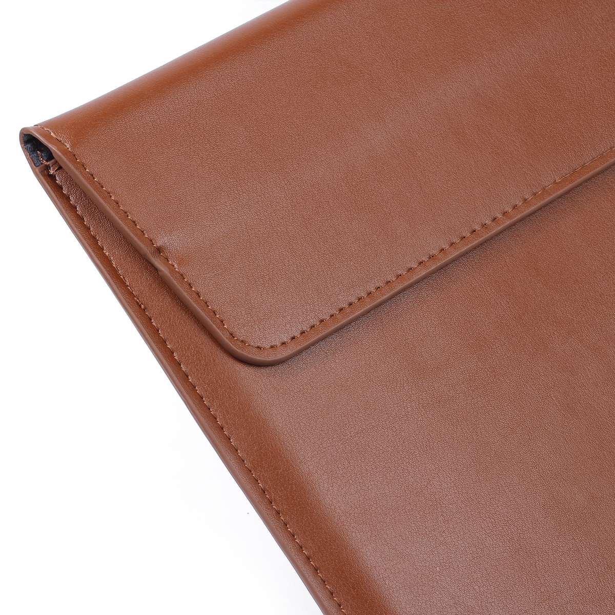 PU Leather Ultra-thin Envelope Bag Laptop Bag for MacBook Air / Pro 11 inch, with Stan ... (White)