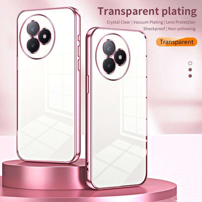 For Redmi K80 Ultra Transparent Plating Fine Hole Phone Case(Green)