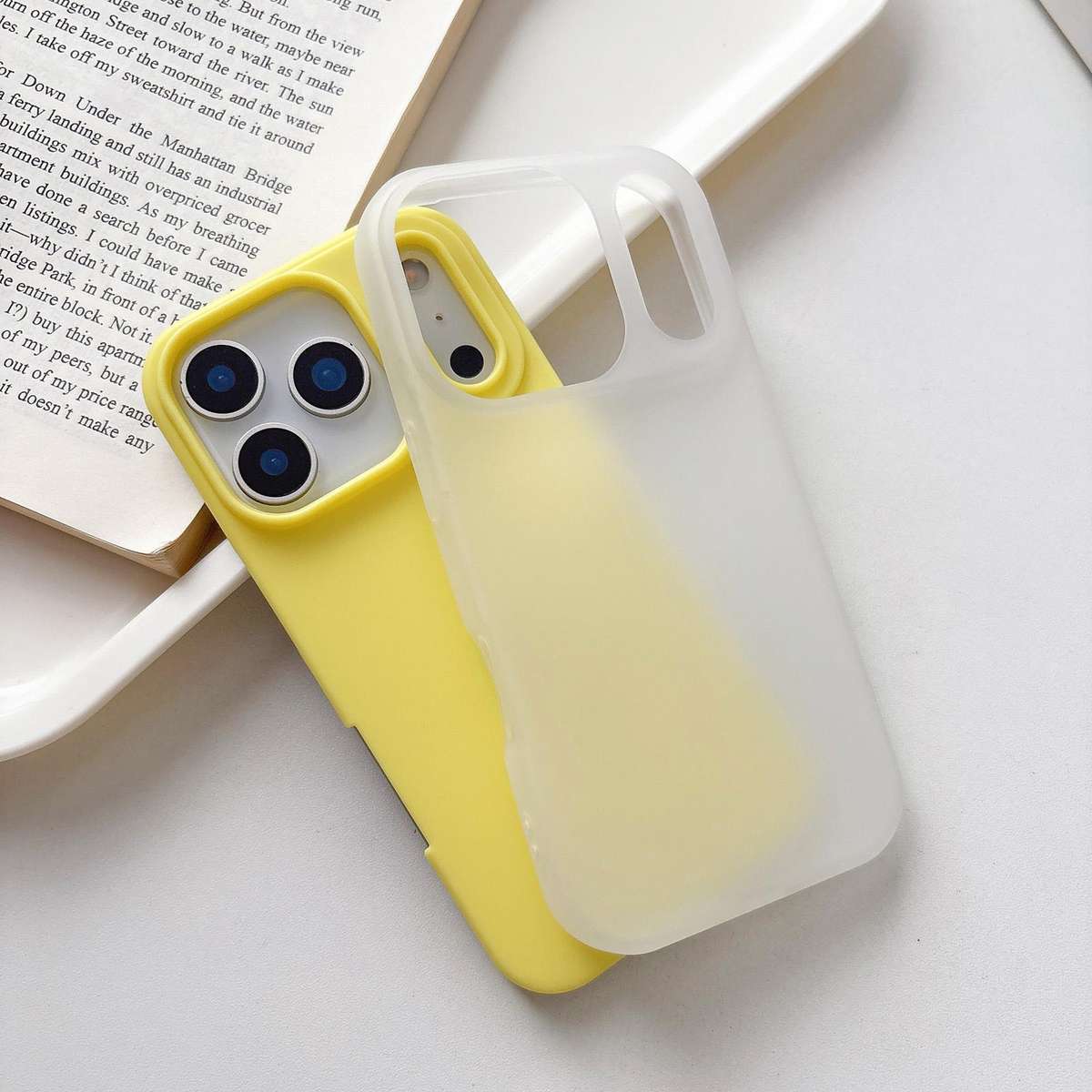 For iPhone 17 Pro Jelly Color Matte Feel PC Hybrid TPU Phone Case(Purple)