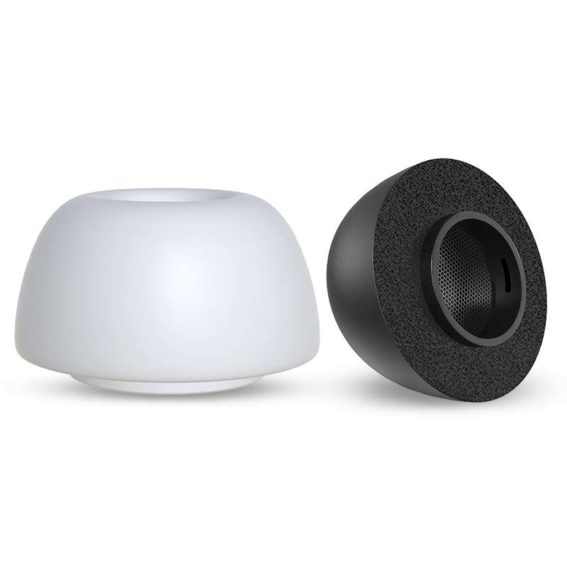 6 Pairs Wireless Earphone Replaceable Silicone Ear Cap Earplugs for AirPods Pro, with ... (White)