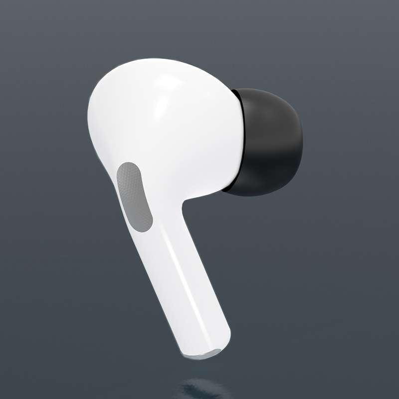 6 Pairs Wireless Earphone Replaceable Silicone Ear Cap Earplugs for AirPods Pro, with ... (White)