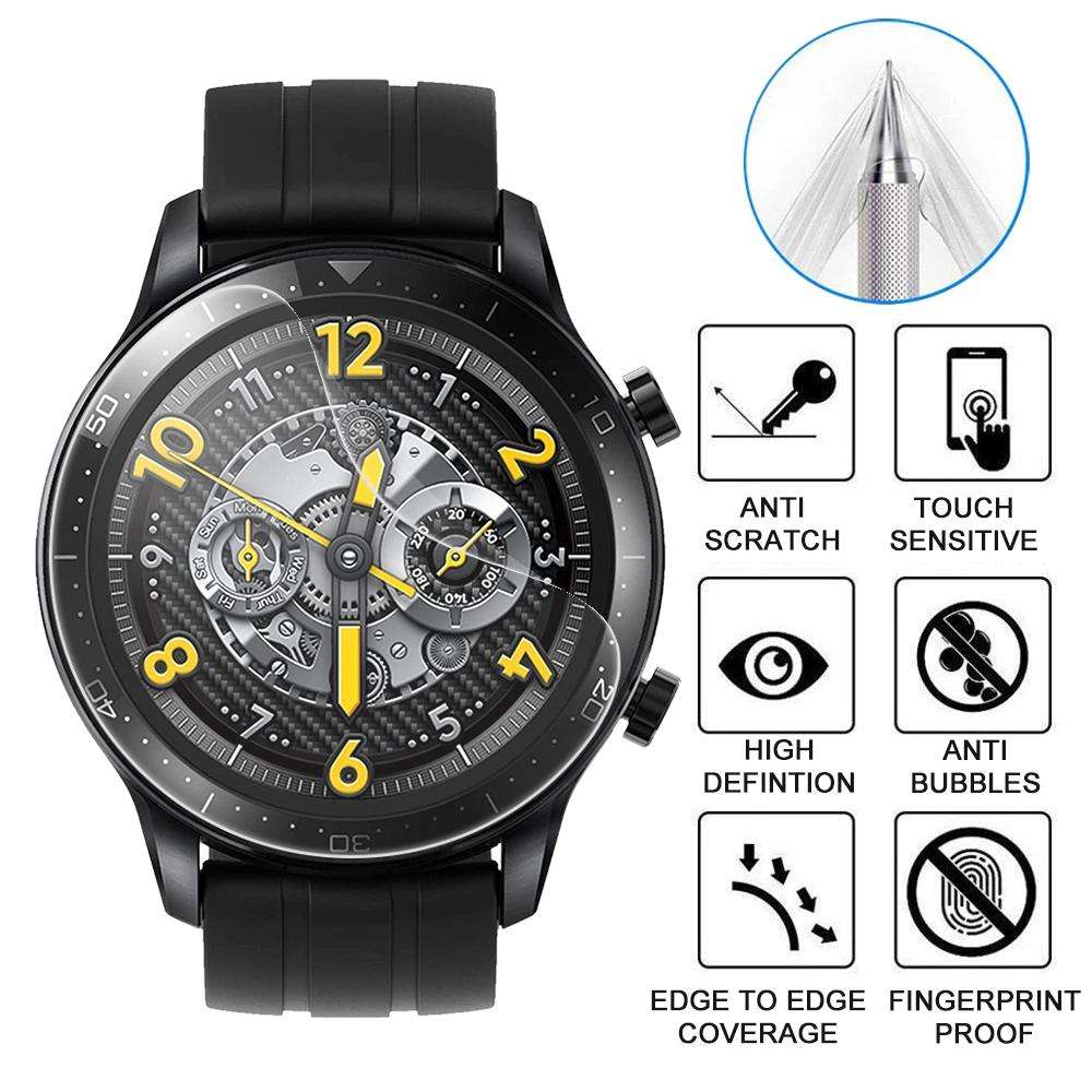 For Realme Watch S Pro 5pcs xDfind Soft Hydrogel Film Full Cover Watch Front Protector
