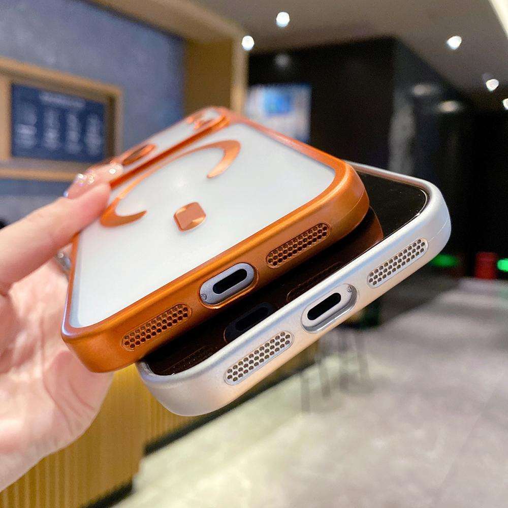 For iPhone 15 Pro Max Change to 17 Series Magnetic MagSafe Frosted TPU Phone Case(Blue)
