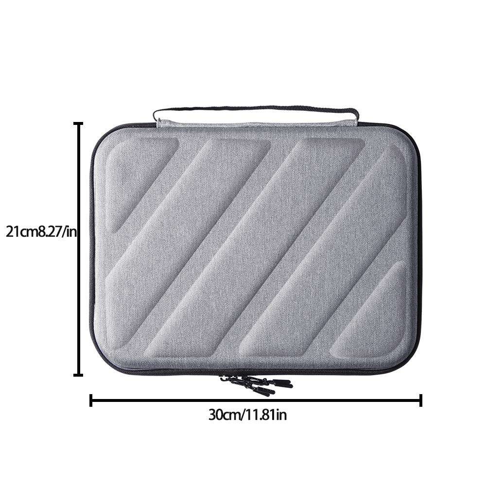For 7-11 inch Portable Tablet Storage Bag Tablet Handbag(Grey)