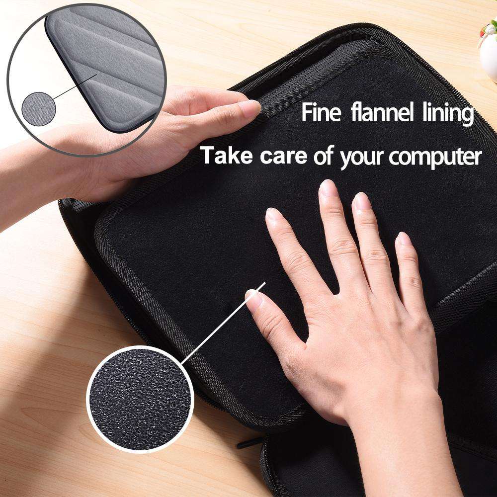For 7-11 inch Portable Tablet Storage Bag Tablet Handbag(Grey)