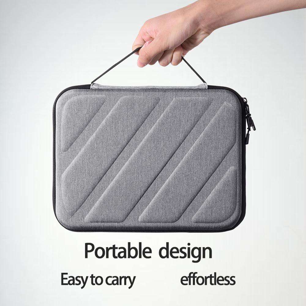 For 7-11 inch Portable Tablet Storage Bag Tablet Handbag(Grey)