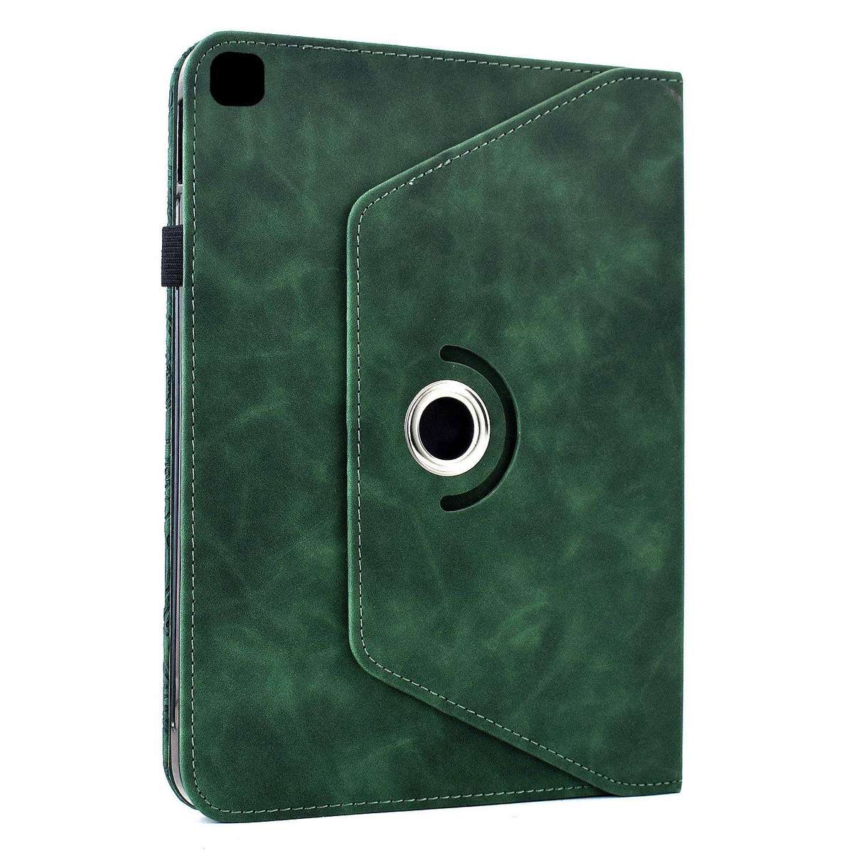 For Samsung Galaxy Tab A7 Lite Rotatable Mandala Embossed Leather Tablet Case(Green)
