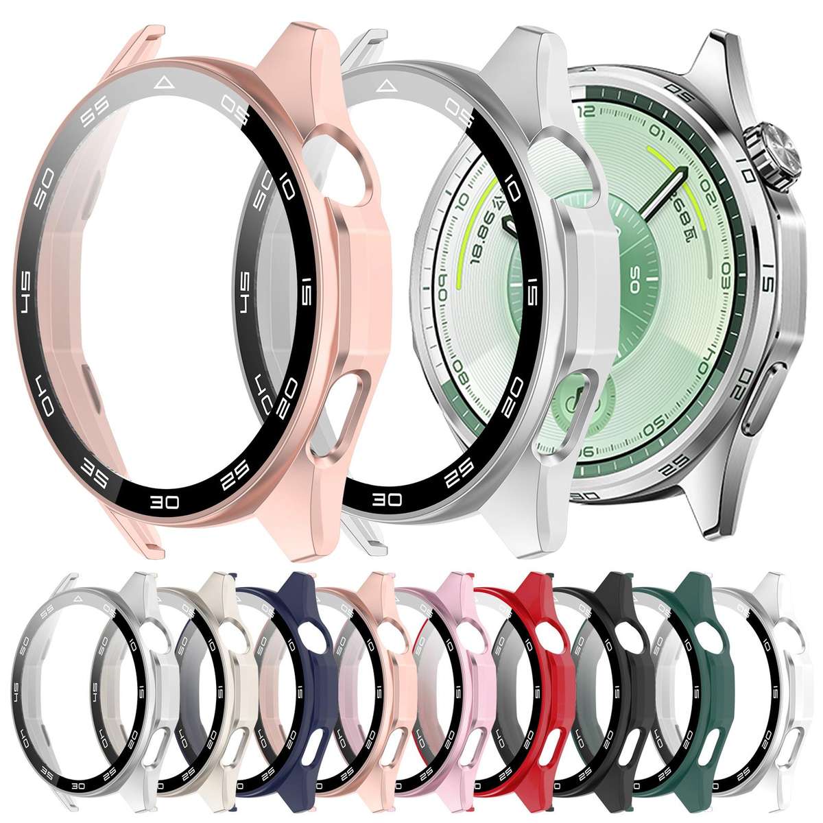 For Huawei Watch GT 6 Pro 46mm xDfind Graduated Style Tempered Film Integrated PC ... (Starlight)