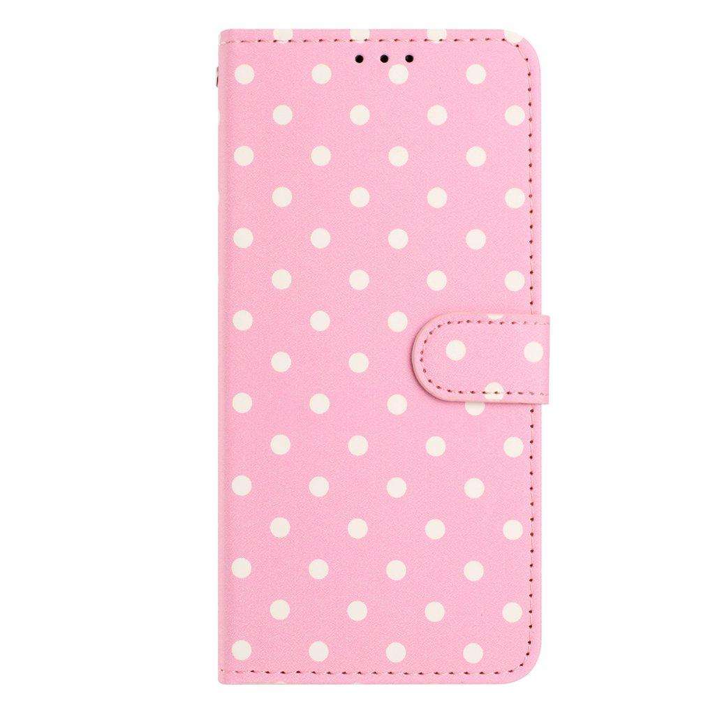 For Xiaomi 15S Pro Small Dots Pattern Vegan Leather Phone Case(Pink)