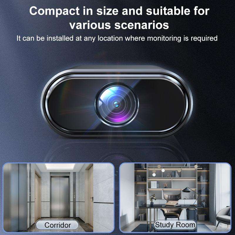 X7 HD Infrared Night Vision Mini Smart WiFi Camera Motion Detection Monitor(Black)