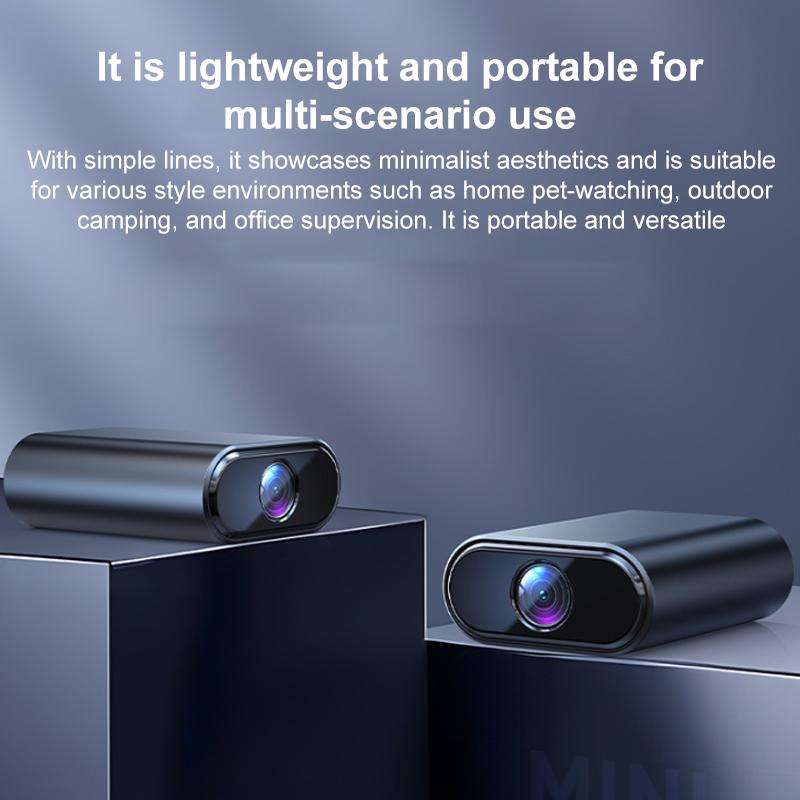 X7 HD Infrared Night Vision Mini Smart WiFi Camera Motion Detection Monitor(Black)