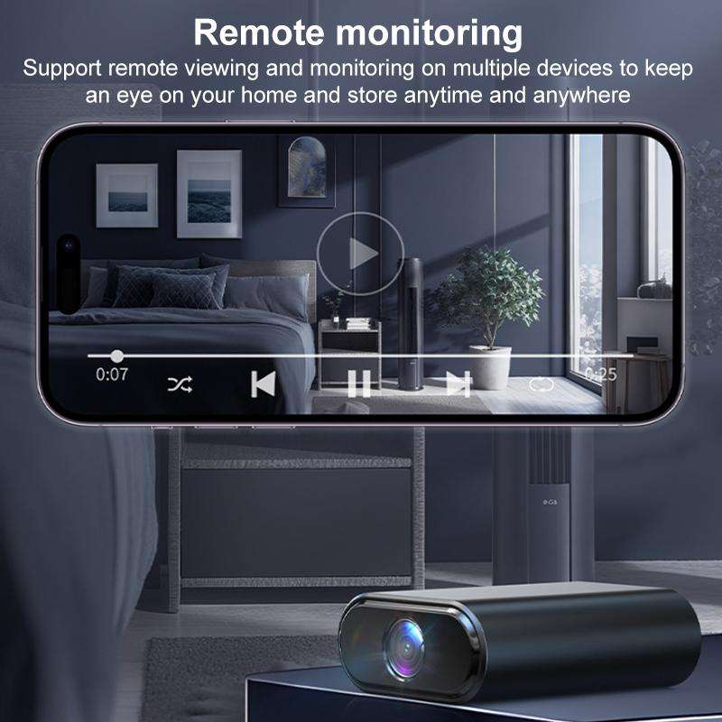 X7 HD Infrared Night Vision Mini Smart WiFi Camera Motion Detection Monitor(Black)