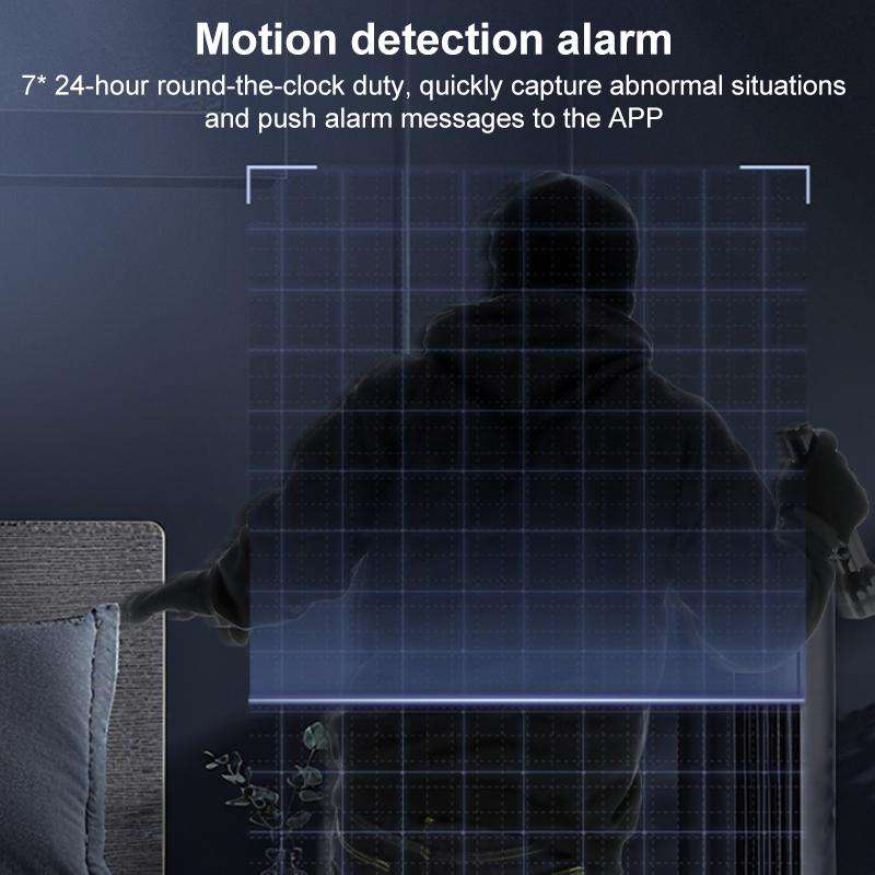 X7 HD Infrared Night Vision Mini Smart WiFi Camera Motion Detection Monitor(Black)