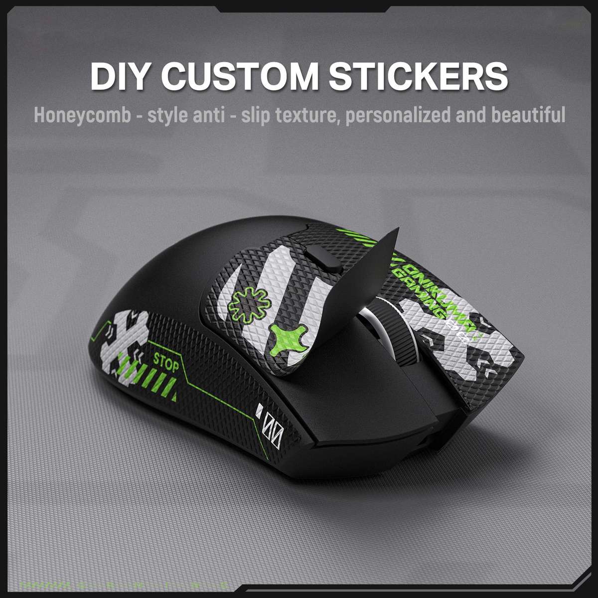 ONIKUMA DM01 12800DPI 2.4GHz + BT + Wired Tri-mode Gaming Mouse(Black)