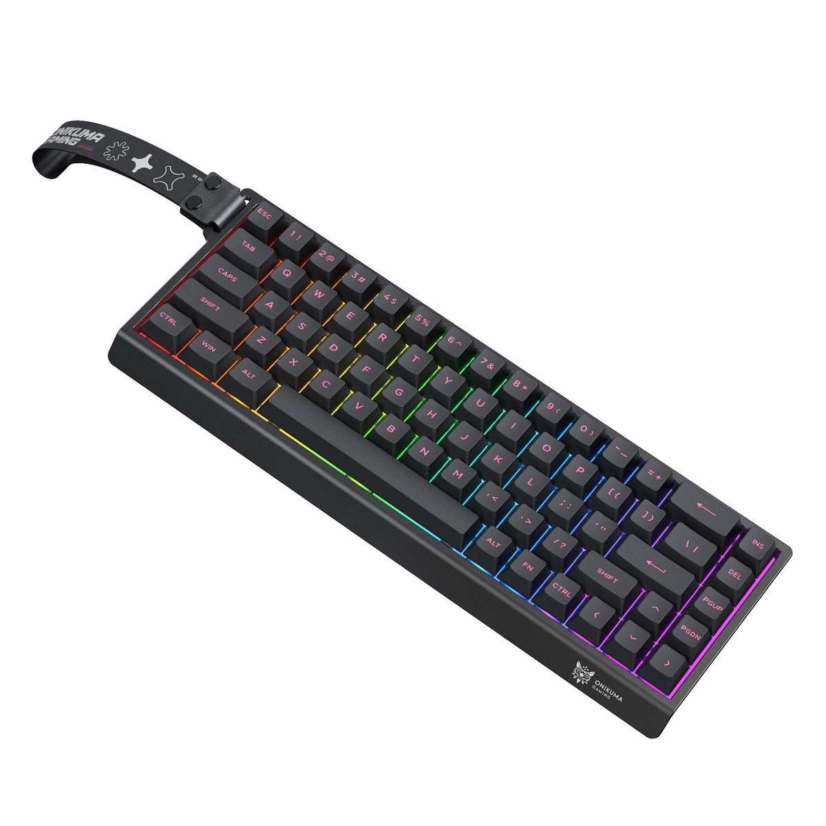 ONIKUMA MT603 68 Keys RGB Tri-mode Magnetic Switch Gaming Keyboard(Black)
