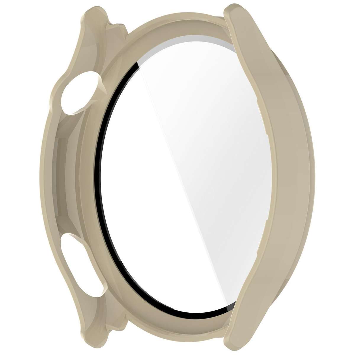 For OPPO Watch S xDfind Tempered Film Integrated PC Watch Protective Cover(Ivory White)