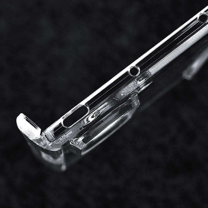 For Samsung Galaxy Z TriFold Transparent Dual Axis Dual Magnetic Strip PC Phone Case