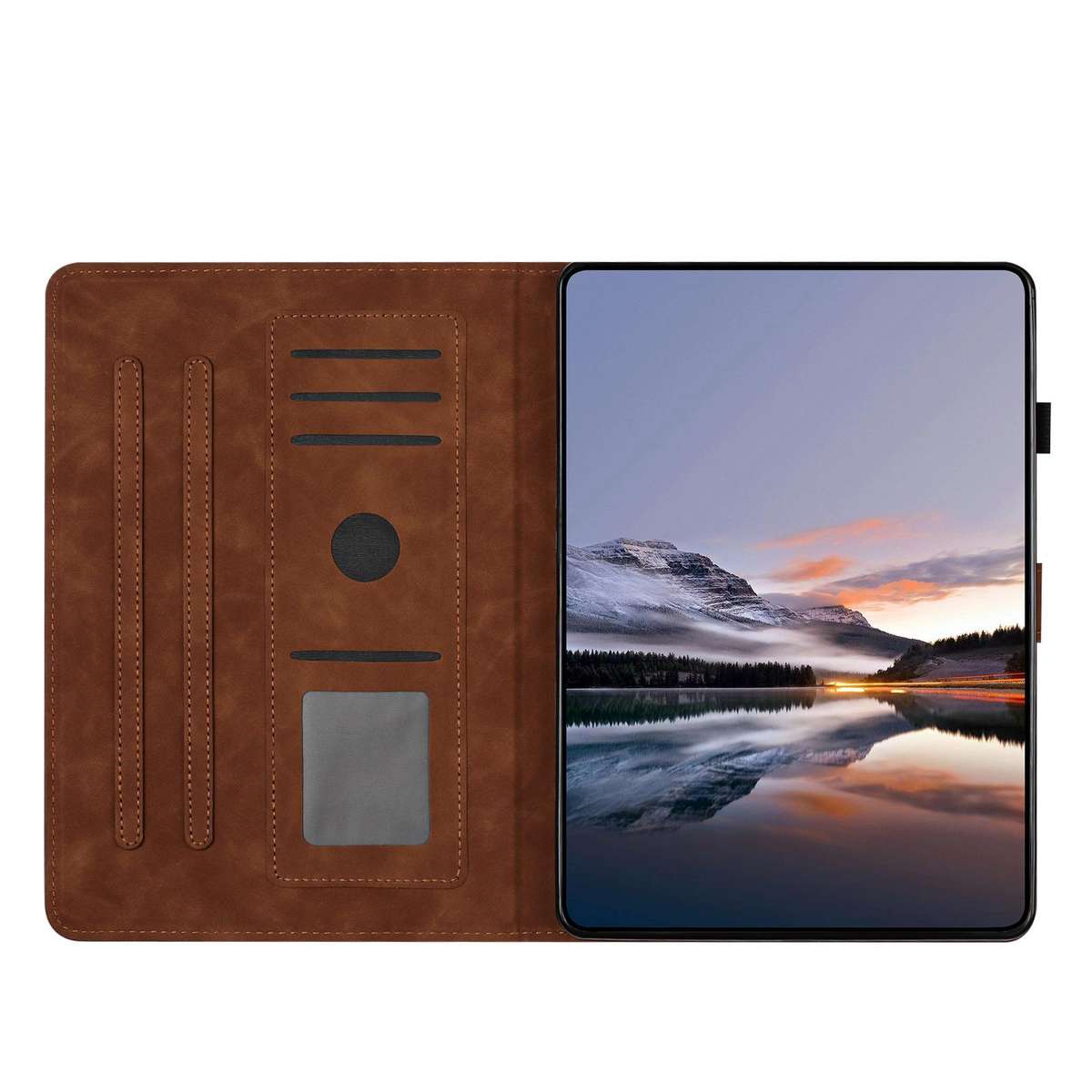 For Xiaomi Redmi Pad 2 2025 Butterfly Loves Flowers Embossed Leather Smart Tablet Case(Brown)