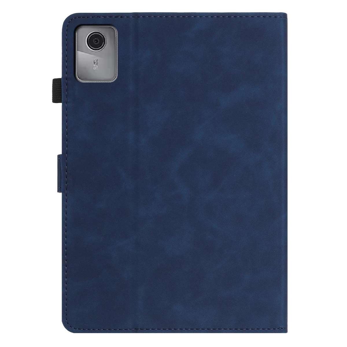 For Xiaomi Redmi Pad 2 2025 Butterfly Loves Flowers Embossed Leather Smart Tablet Case(Blue)