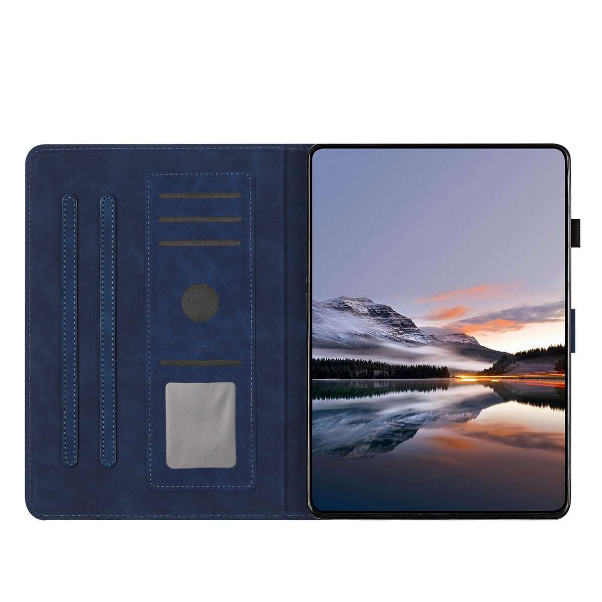 For Xiaomi Redmi Pad 2 2025 Butterfly Loves Flowers Embossed Leather Smart Tablet Case(Blue)