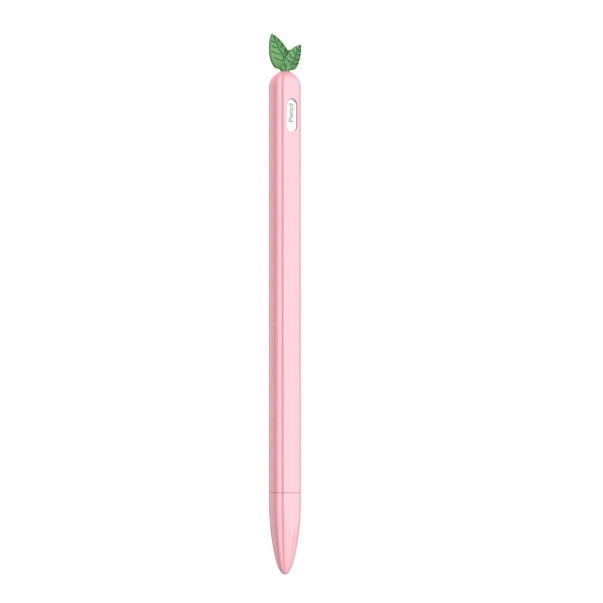For Apple Pencil Pro / 2 XDcase Fruit & Veggie Anti-Slip Silicone Stylus Pen Sleeve(Peach)