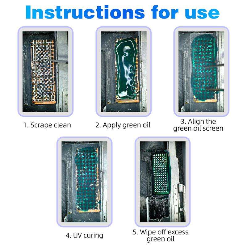 JTX Screen IC Green Oil Mesh for iPhone 11-16 Pro Max