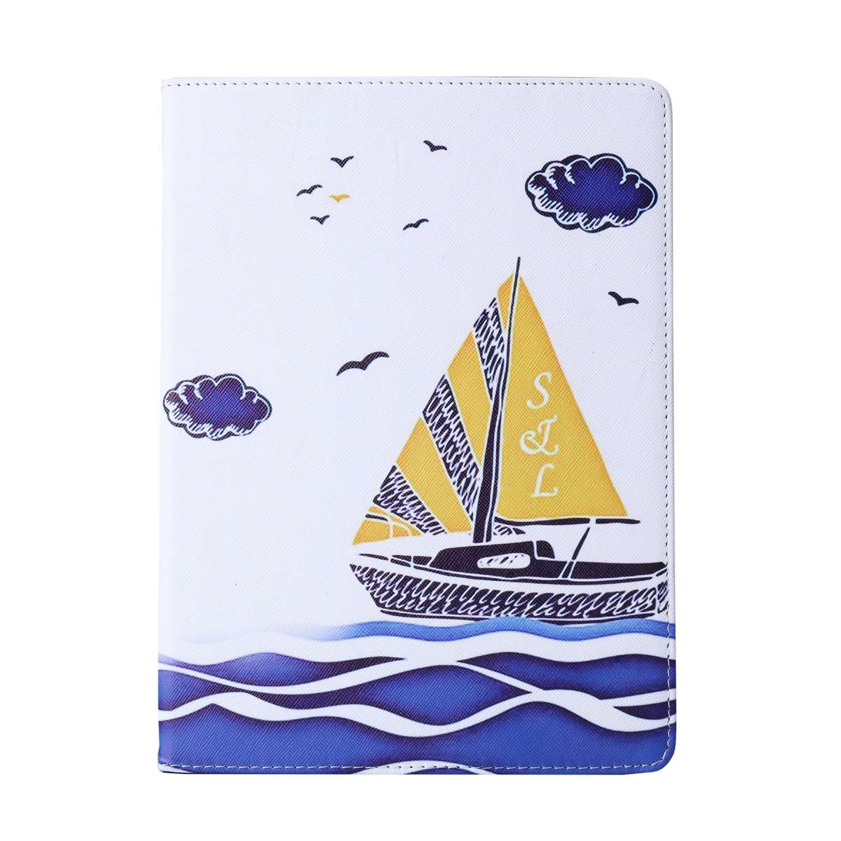 For iPad Pro 11 (2018) Cross Texture Horizontal Flip PU Leather Case with Holder & Slee ... (Sail)