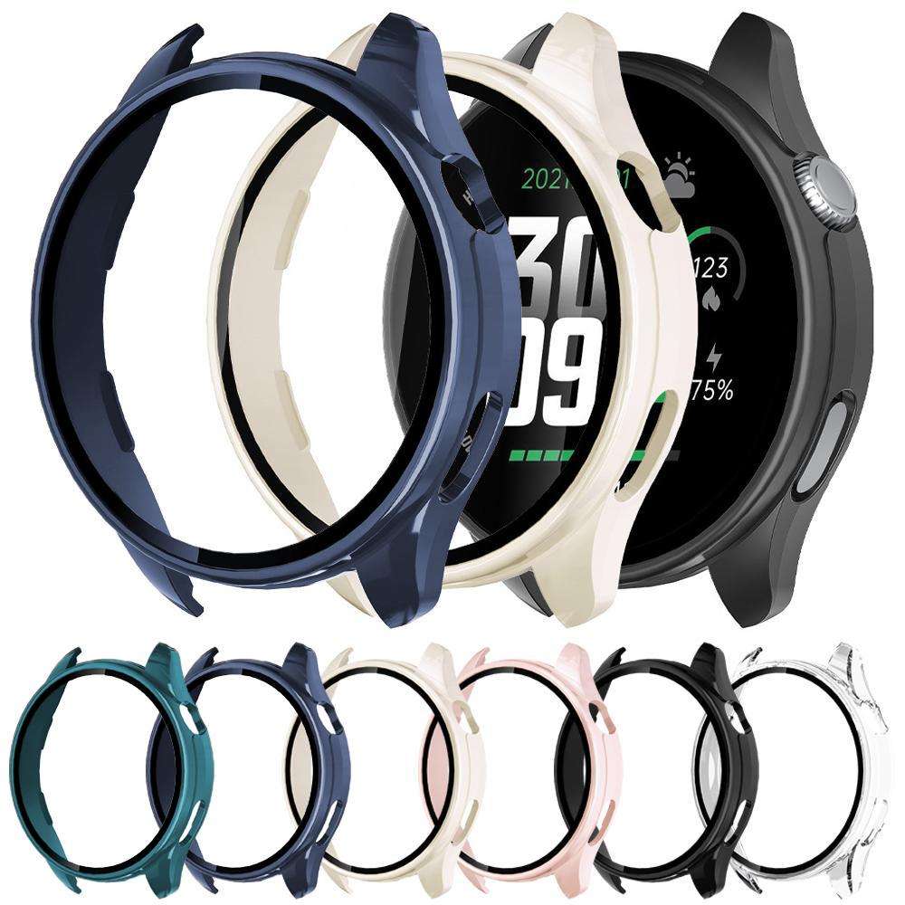 For Xiaomi Watch 5 xDfind Solid Color Tempered Film Integrated PC Watch Case(Black)