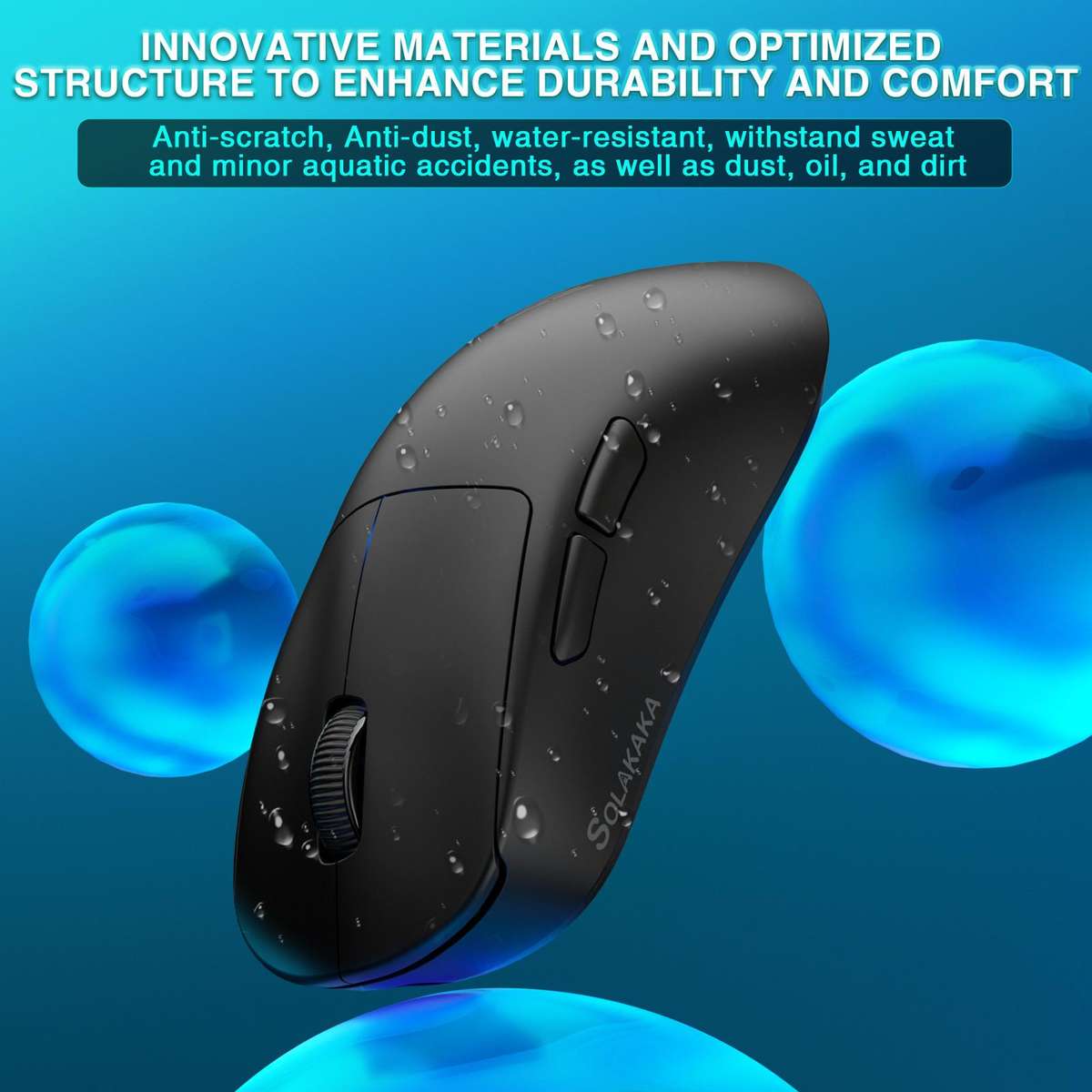 SOLAKAKA SM850 24000DPI 2.4GHz + BT + Wired Tri-mode Wireless Mouse(White)