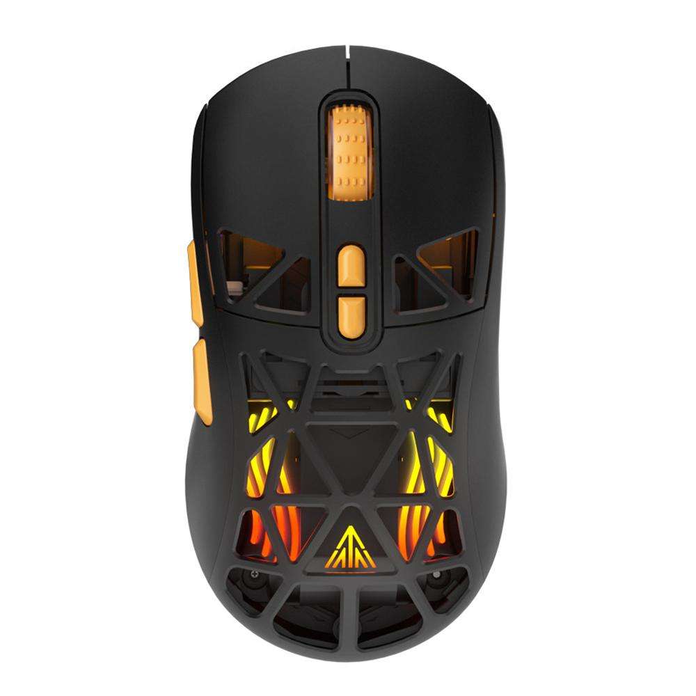 SOLAKAKA SM802 Ultra-light 2.4GHz + BT + Wired Tri-mode Wireless Mouse(White)