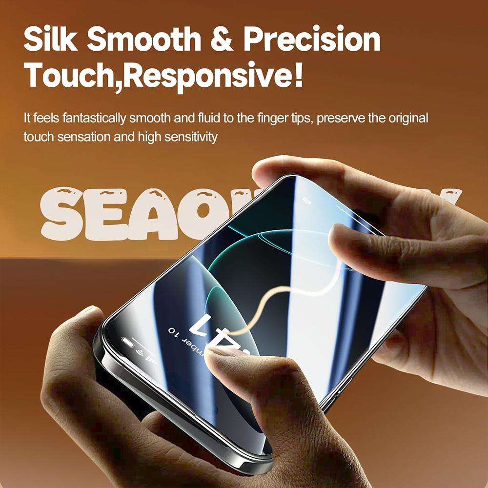 For iPhone 17 Pro XDcase 5pcs / Pack Silk Screen Printed HD Tempered Glass Film