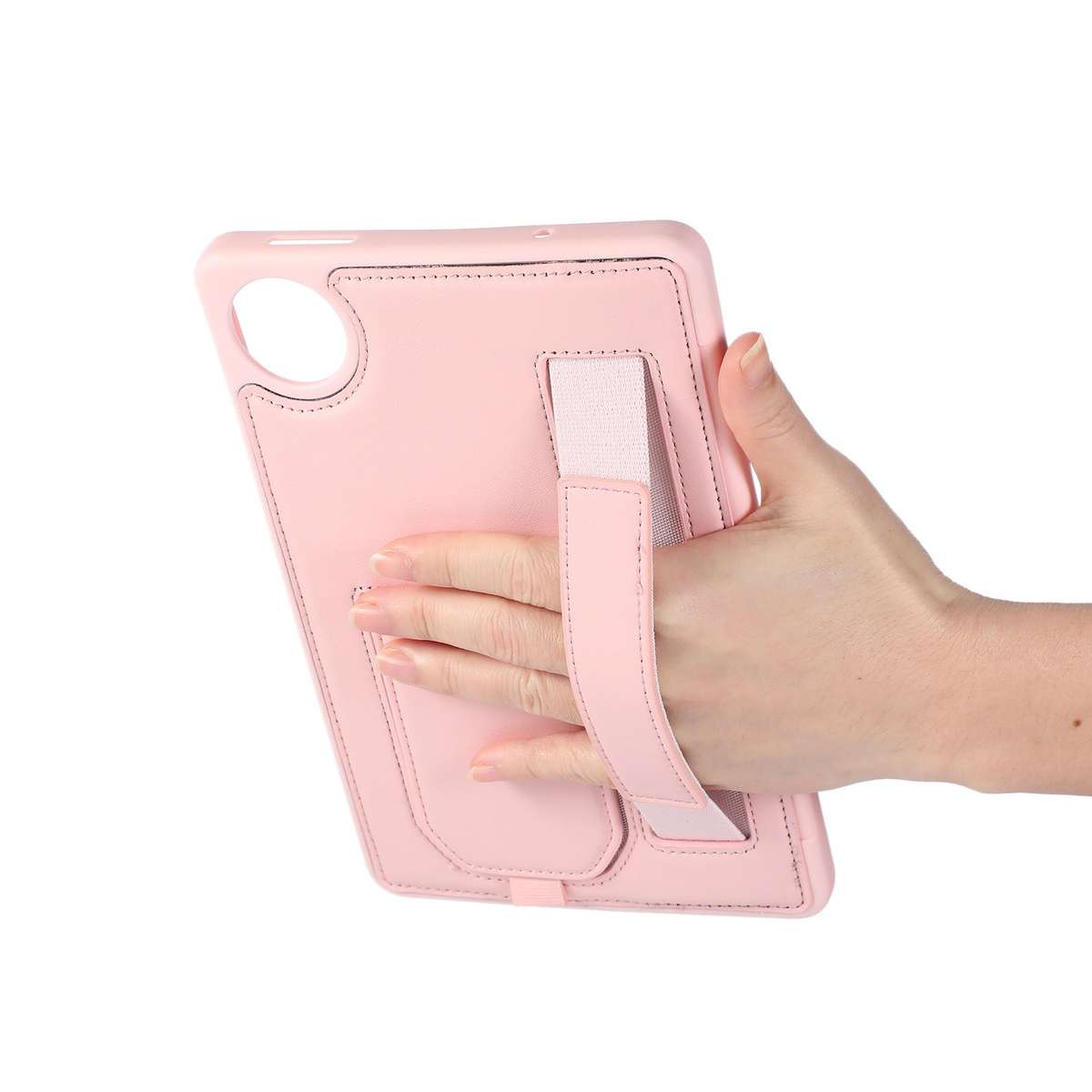 For Xiaomi Redmi Pad SE 4G Hand Grip Holder Tablet Case with Pen Slot(Black)