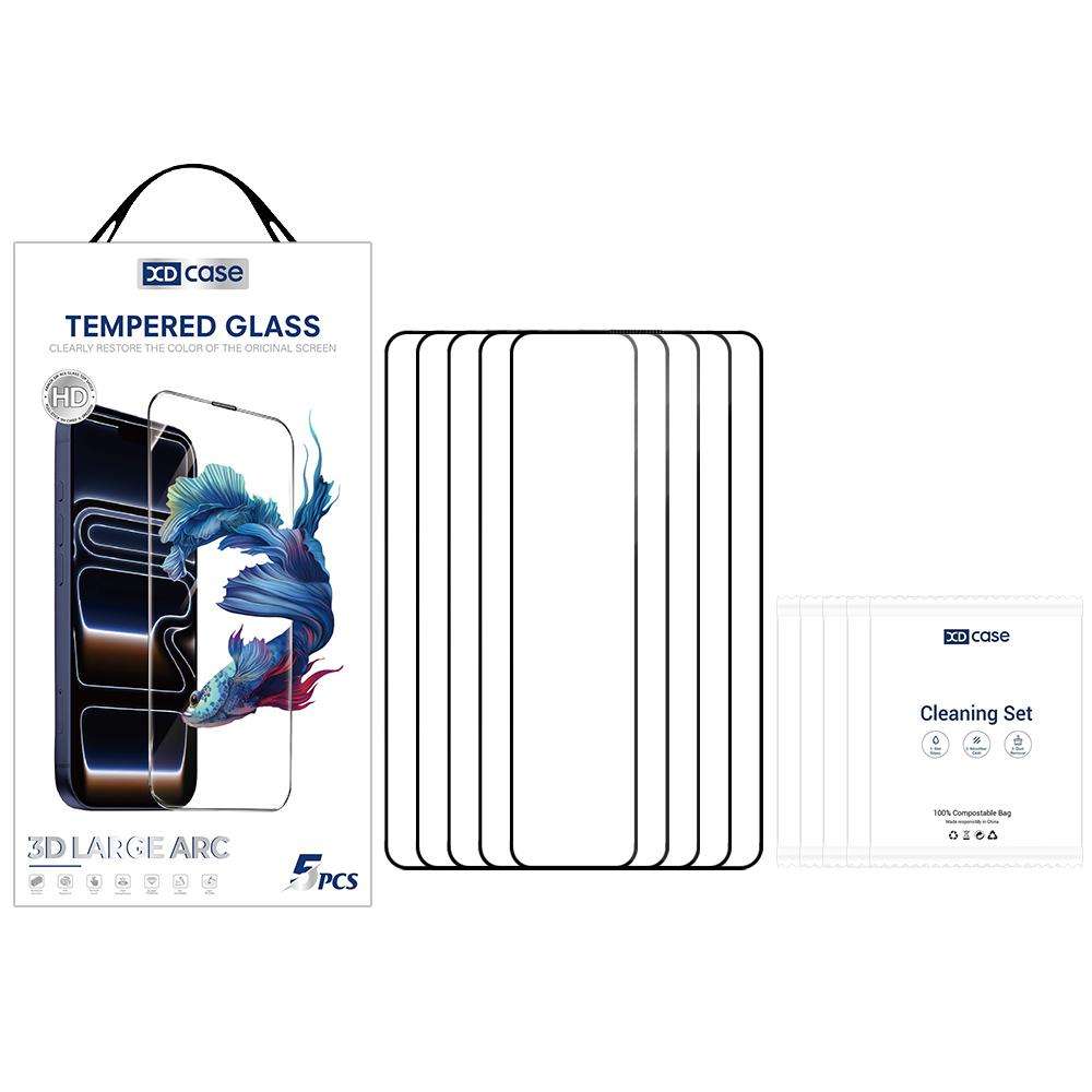 For Samsung Galaxy S25+ 5G XDcase 5pcs / Pack Silk Screen Printed HD Tempered Glass Film, Support