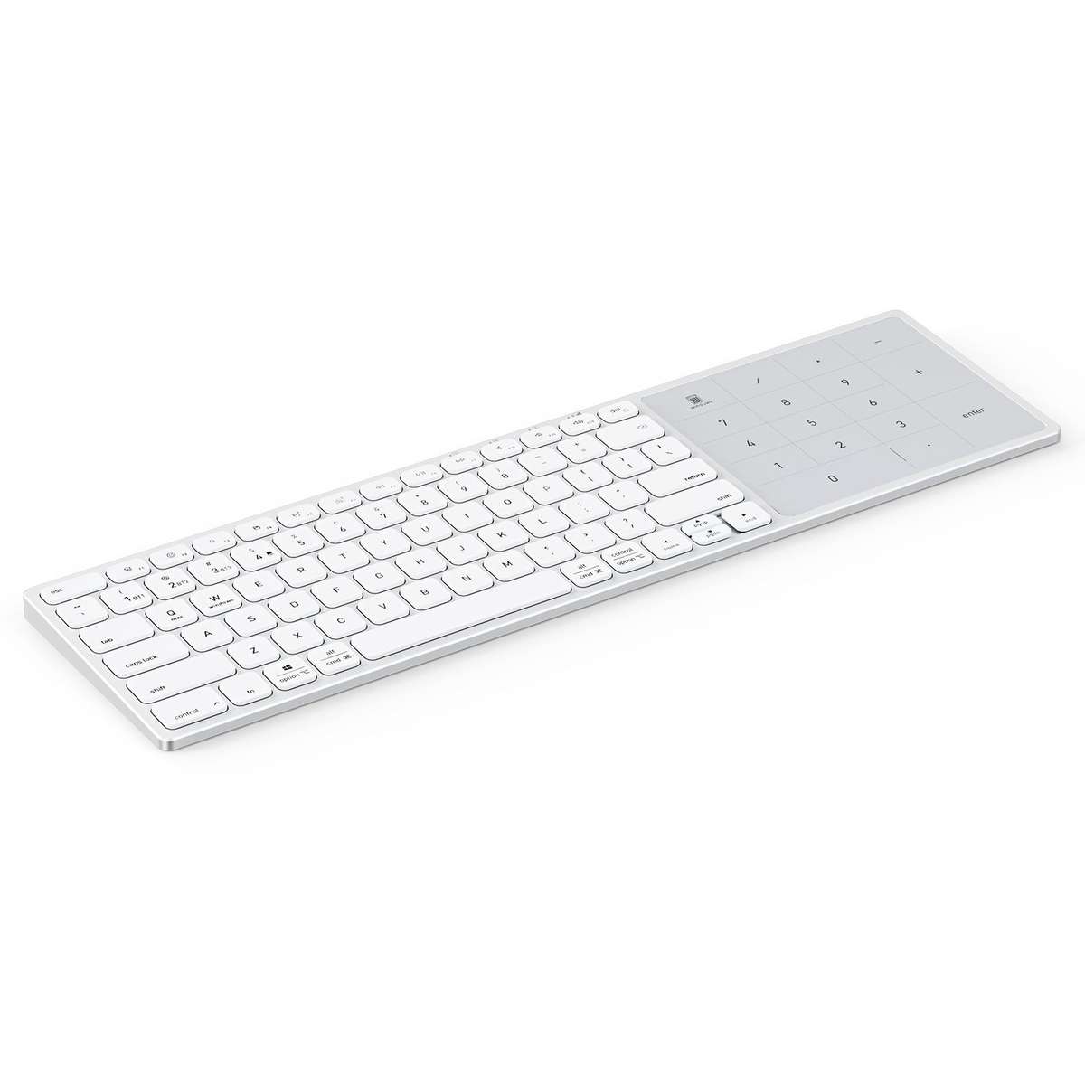 DUX DUCIS LK Pro Series Universal Dual-Mode Aluminum Alloy Wireless Keyboard With Touch Digital Pane