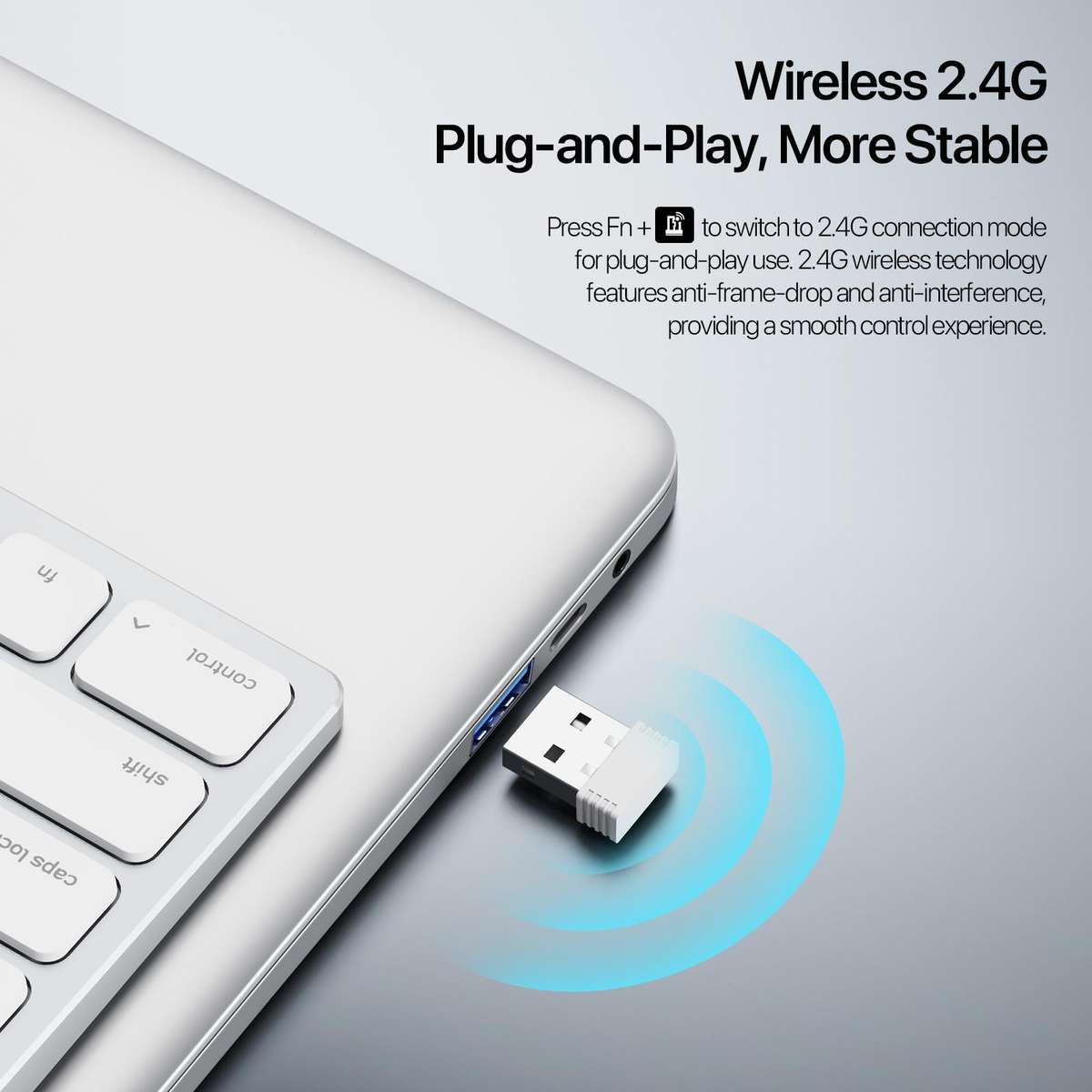 DUX DUCIS LK Pro Series Universal Dual-Mode Aluminum Alloy Wireless Keyboard With Touch Digital Pane