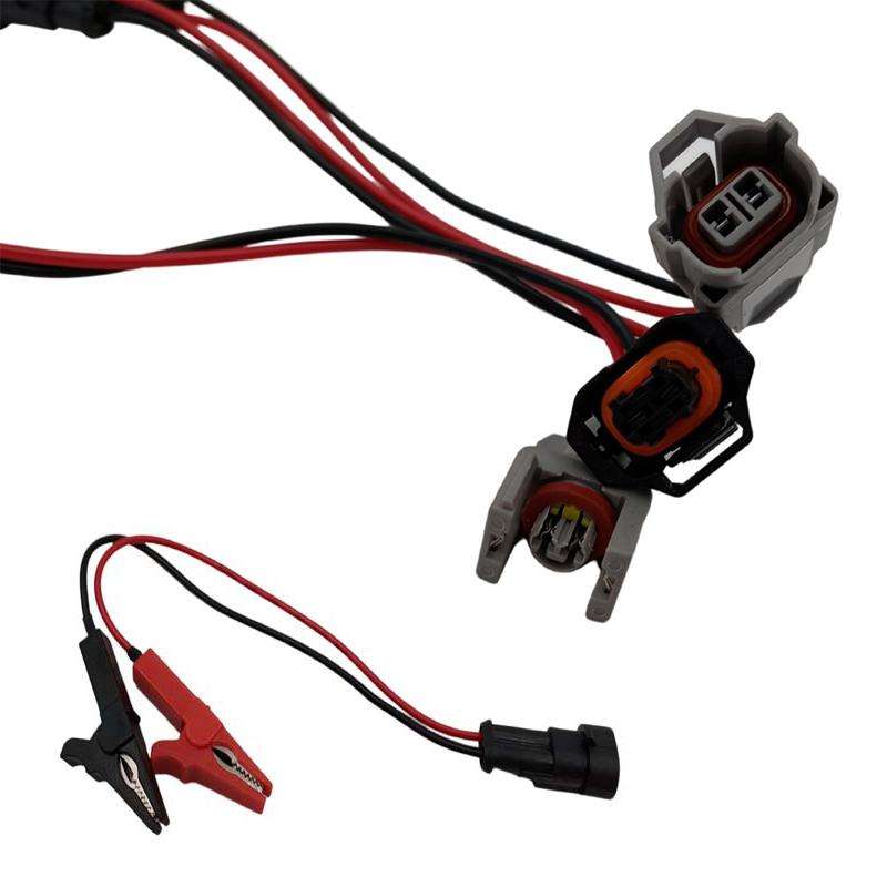 7pcs / Pack Common Rail Injector Tester Cable for Bosch Denso Delphi Siemens Nozzle Adapter Plug Cab