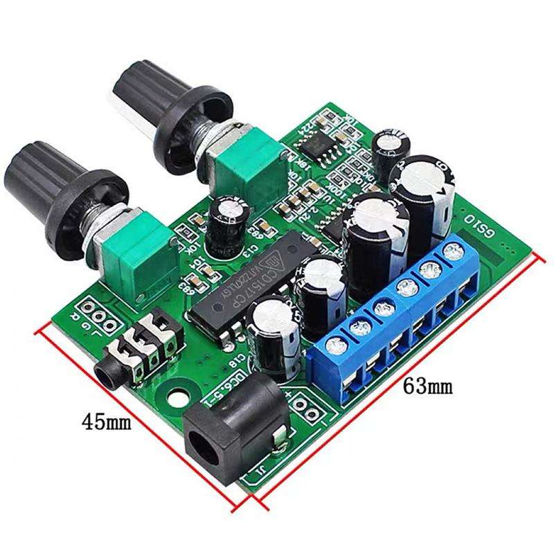 DC12V High-Fidelity 2.1 Three-Channel Speaker Amplifier Board DIY Audio Modification Module