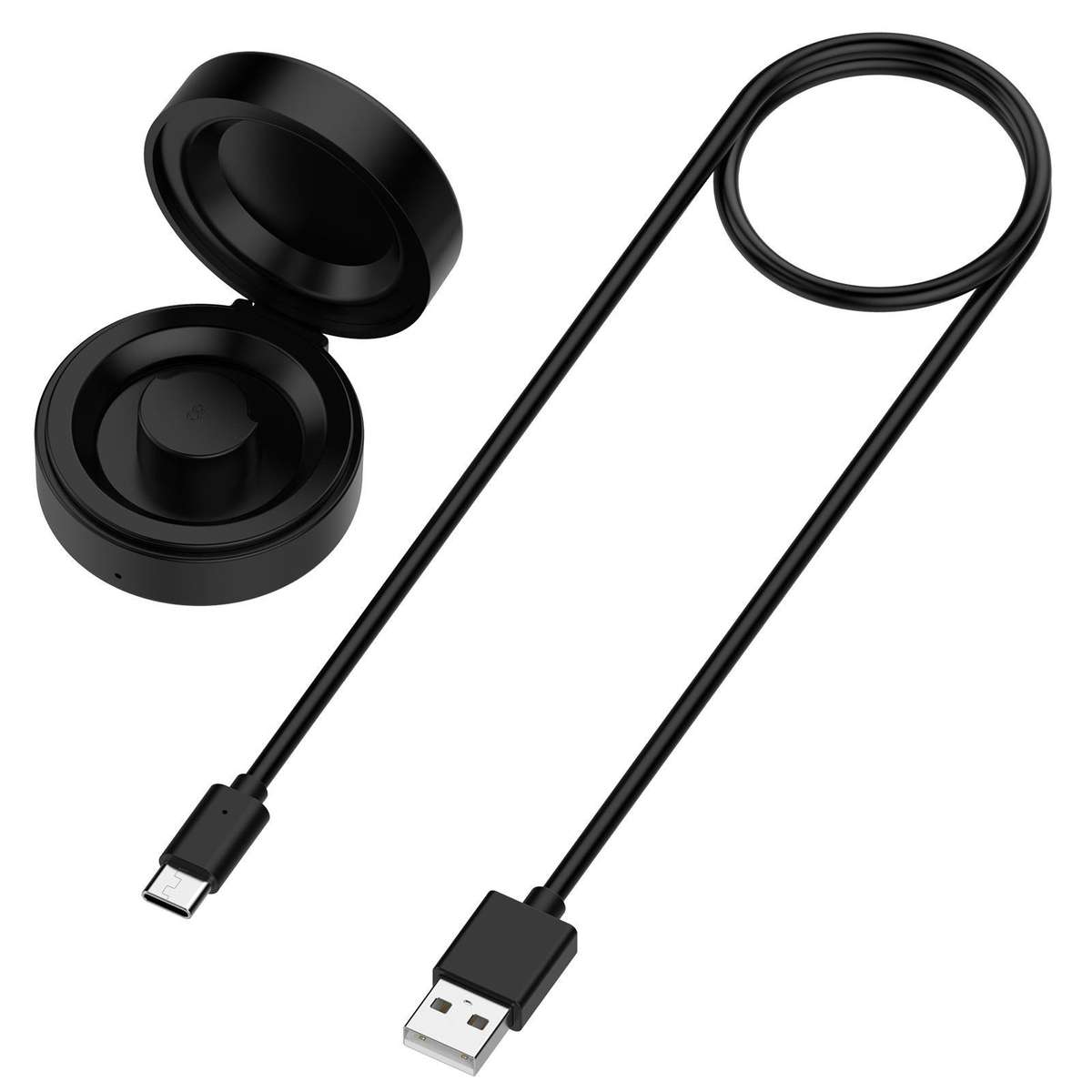 For OURA Ring Gen3 Ring Smart Ring Charging Box Cradle Dock, Model:Size 7(Black)