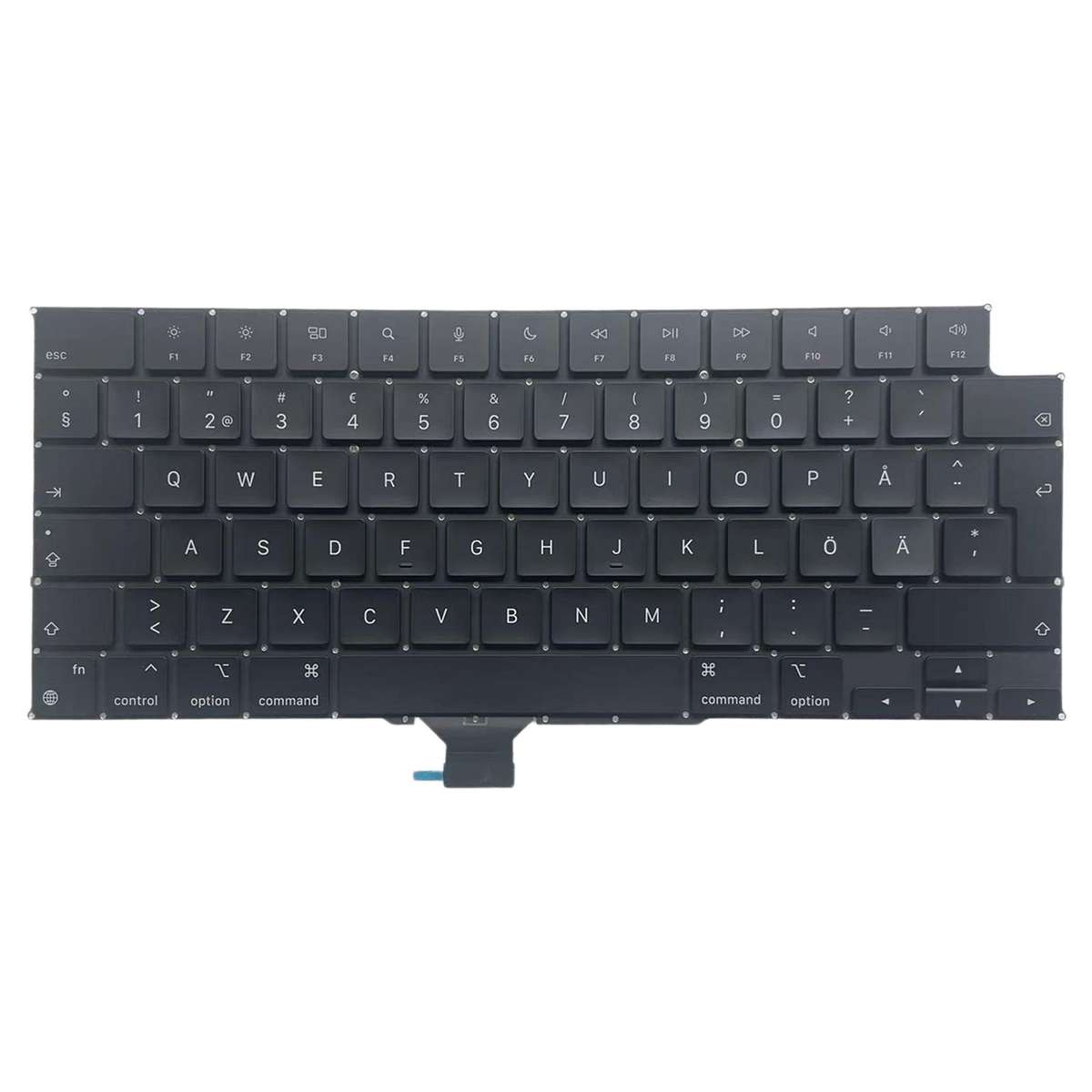 For MacBook Pro 14.2 A3185 UK Big Enter Version Sweden Keyboard