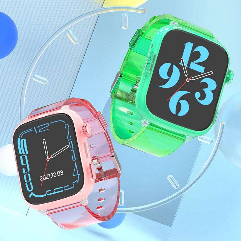 FA100 1.83-inch Screen 4G Network GPS Tracking Kids Smart Watch with Flashing Light(Black)