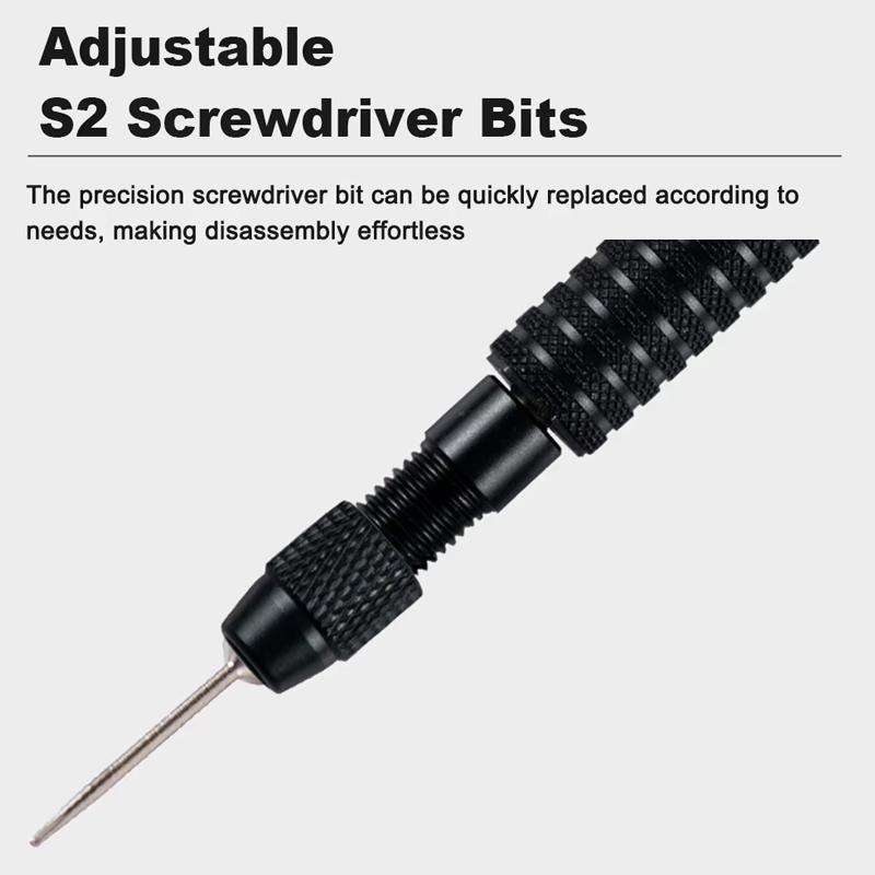 BEST BST-9909 7 in 1 Adjustable Torque Screwdriver Set with S2 Screwdriver Bits