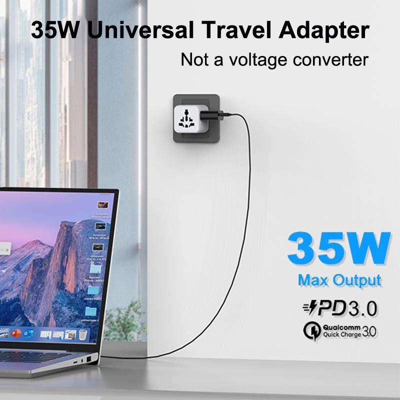 Onten CW81 Multi-Functional Universal Travel Charger Adapter(White)