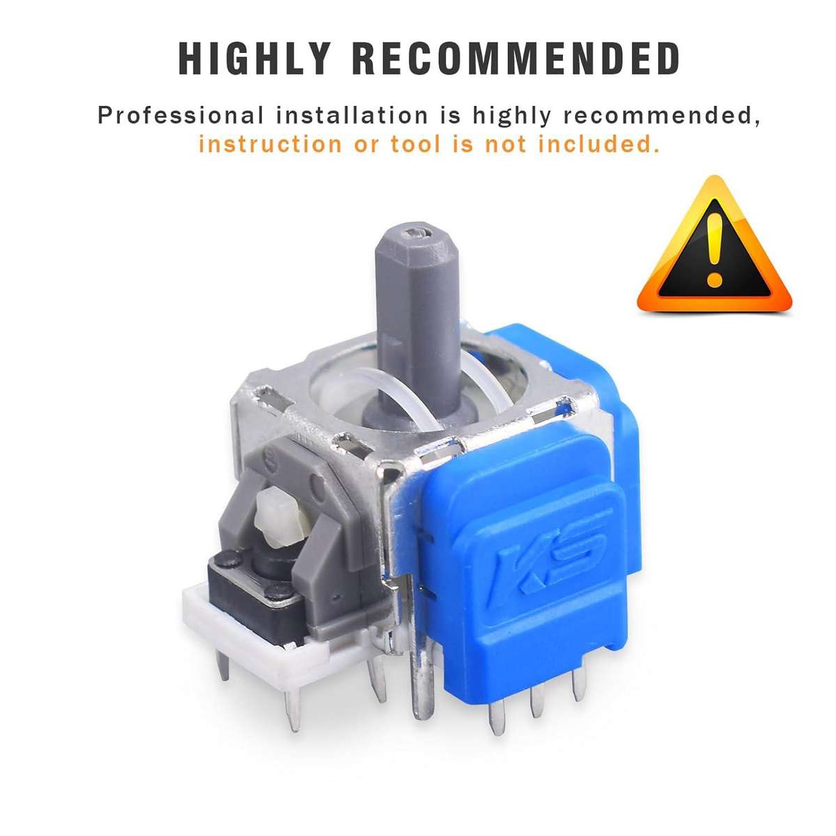 For Sony PS5 Blue Magnetic TMR Hall Effect 3D Analog Joystick