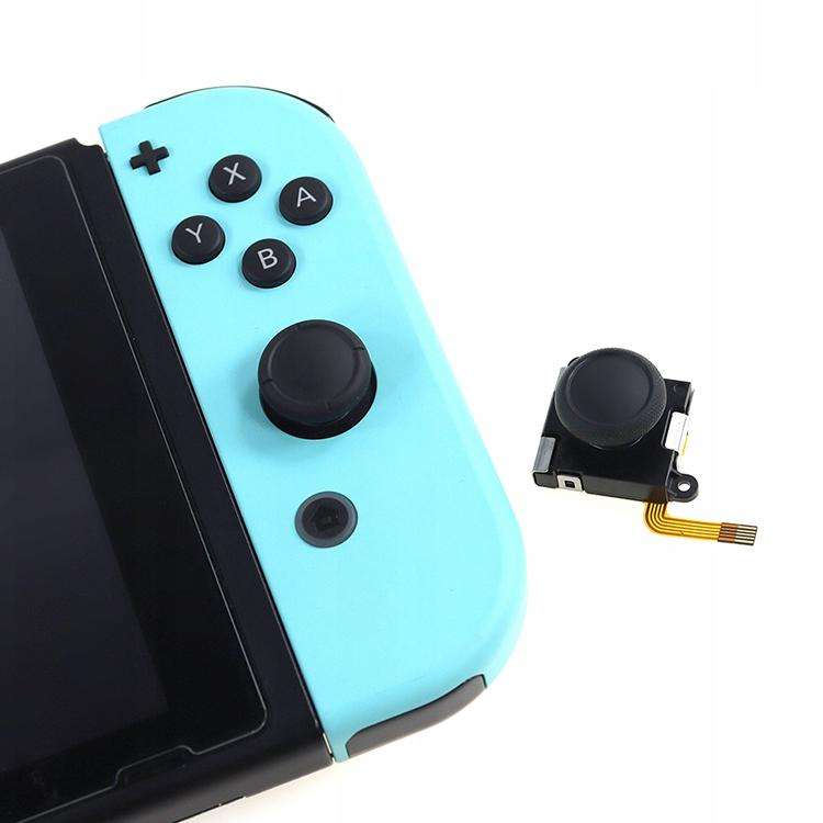 For Nintendo Switch Hall Effect Analog Magnetic Sensor Joystick(Black)